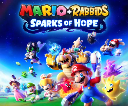 video game Mario + Rabbids Sparks of Hope HD Desktop Wallpaper | Background Image