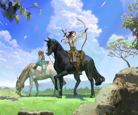 fantasy archer HD Desktop Wallpaper | Background Image