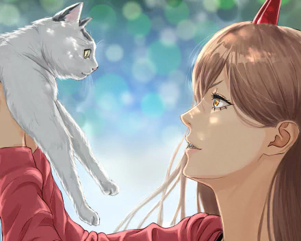 Power (Chainsaw Man) Anime Chainsaw Man HD Desktop Wallpaper | Background Image