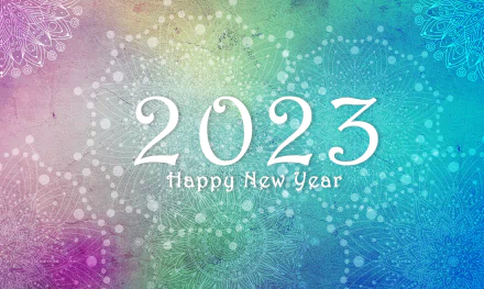 Happy New Year holiday New Year 2023 HD Desktop Wallpaper | Background Image