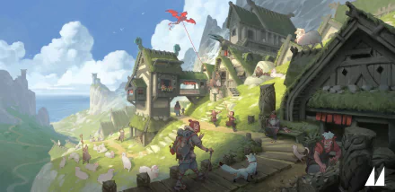  Mountain Village by Mooncolony