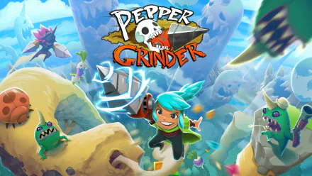 video game Pepper Grinder HD Desktop Wallpaper | Background Image