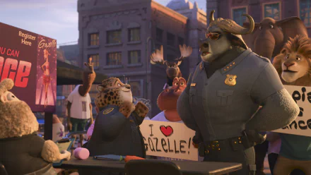 TV Show Zootopia Chief Bogo HD Desktop Wallpaper | Background Image