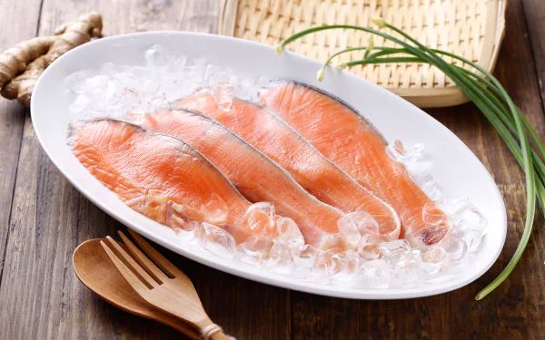 salmon food fish HD Desktop Wallpaper | Background Image