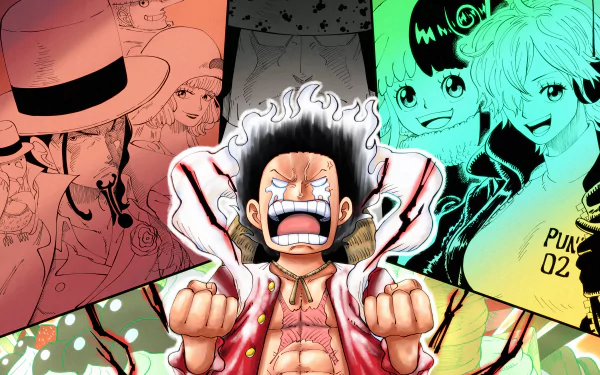 Monkey D. Luffy Anime One Piece Atlus (One Piece) Lilith (One Piece) HD Desktop Wallpaper | Background Image