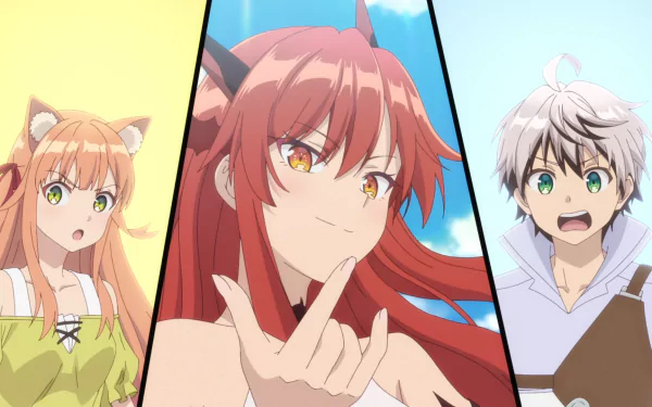 Rein Shroud (Beast Tamer) Tania (Beast Tamer) Kanade (Beast Tamer) Anime Beast Tamer HD Desktop Wallpaper | Background Image