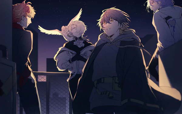 Yatogami Fuma Utsugi Uyu Minase Rio Hizaki Gamma Anime Virtual Youtuber HD Desktop Wallpaper | Background Image