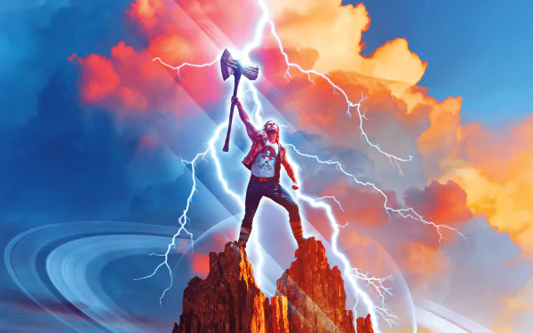 Chris Hemsworth Thor movie Thor: Love and Thunder HD Desktop Wallpaper | Background Image