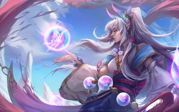  Spirit Blossom Syndra by Chutipa Duangmanee