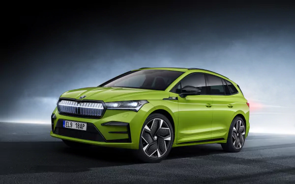 vehicle Skoda Enyaq RS iV HD Desktop Wallpaper | Background Image