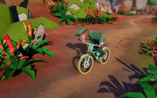 video game Lonely Mountains: Downhill HD Desktop Wallpaper | Background Image