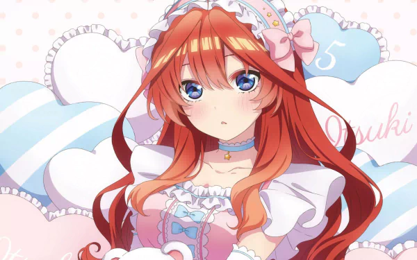 Itsuki Nakano Anime The Quintessential Quintuplets HD Desktop Wallpaper | Background Image