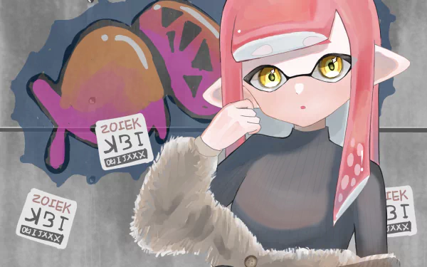 Download Gun Inkling (Splatoon) Video Game Splatoon HD Wallpaper by ...
