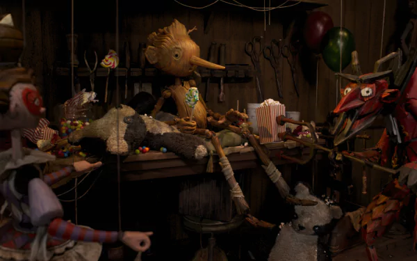 movie Guillermo del Toro's Pinocchio HD Desktop Wallpaper | Background Image