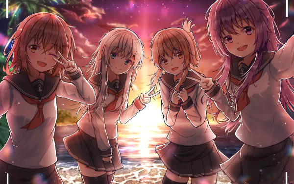  Inazuma, Ikazuchi, Hibiki &amp; Akatsuki
