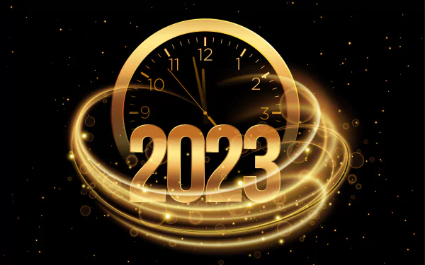 holiday New Year 2023 HD Desktop Wallpaper | Background Image