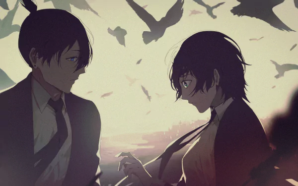 Himeno (Chainsaw Man) Aki Hayakawa Anime Chainsaw Man HD Desktop Wallpaper | Background Image