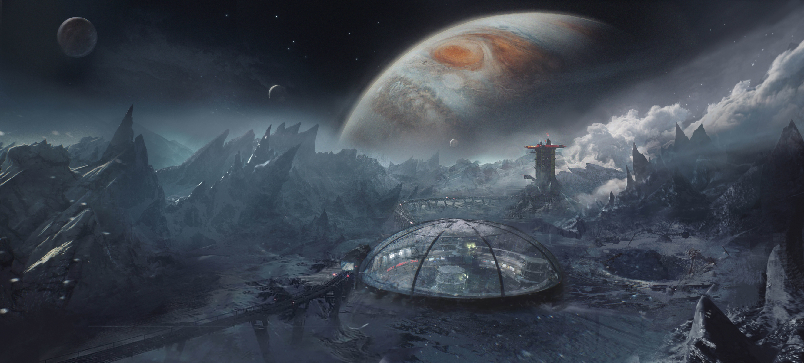 The Callisto Protocol: A highly detailed HD desktop wallpaper featuring stunning graphics from the popular video game.