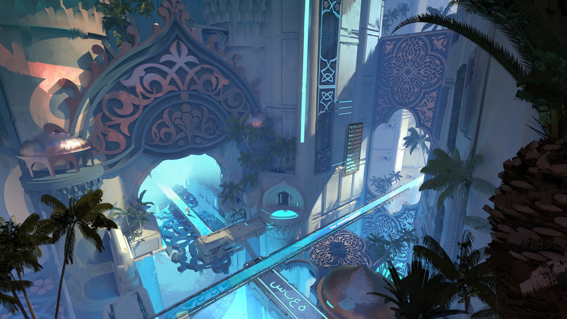Download Fantasy Temple HD Wallpaper by Sebastian Luca | 2120x1192 ...