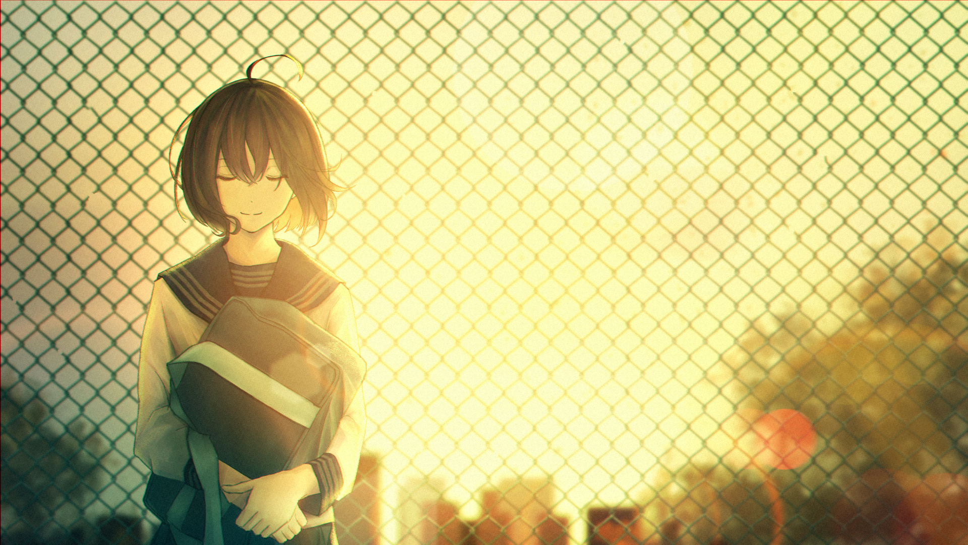 Download Anime Girl Anime Girl 4k Ultra HD Wallpaper by 岡虎次郎/Oka Kojiro