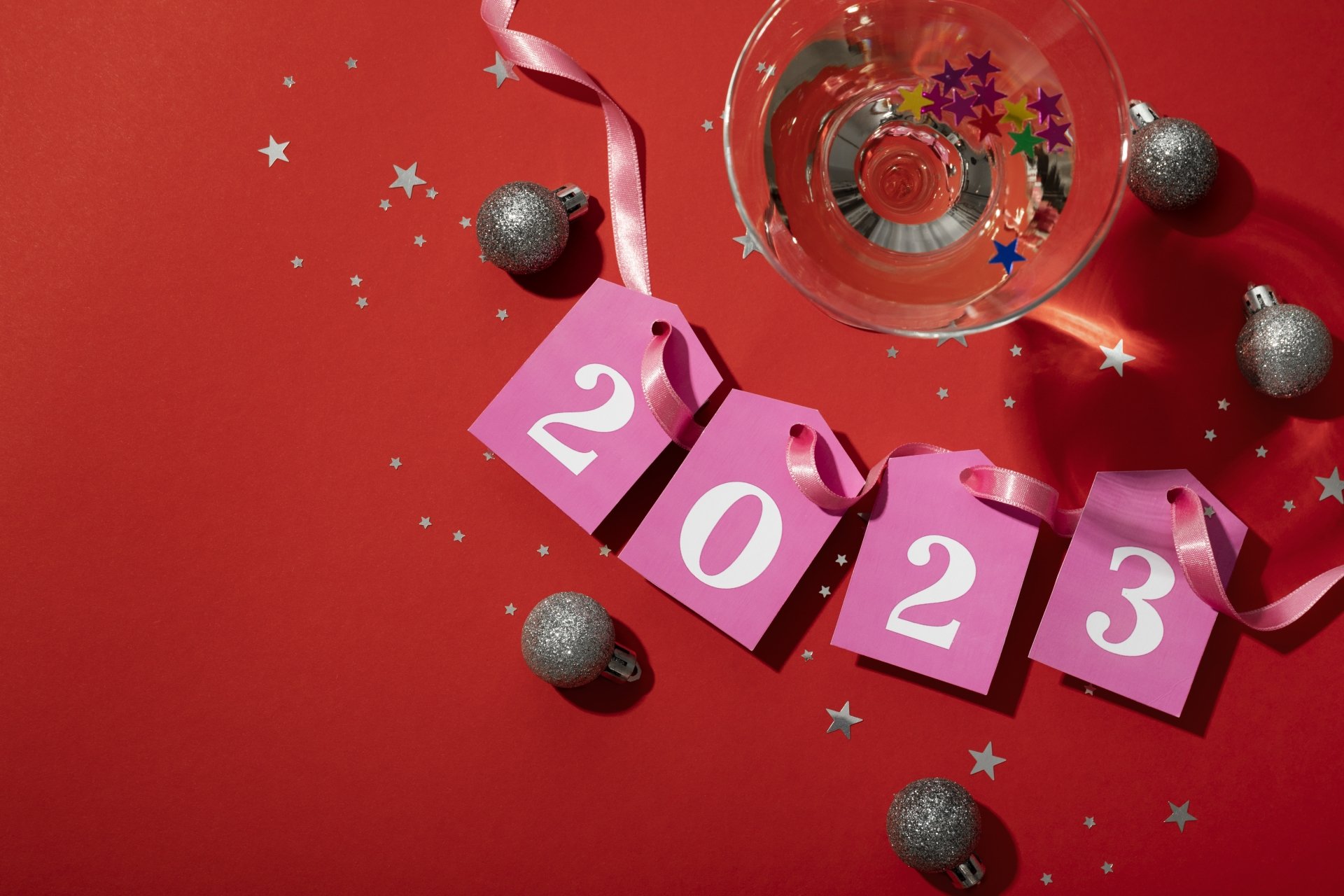 Download Holiday New Year 2023 4k Ultra HD Wallpaper