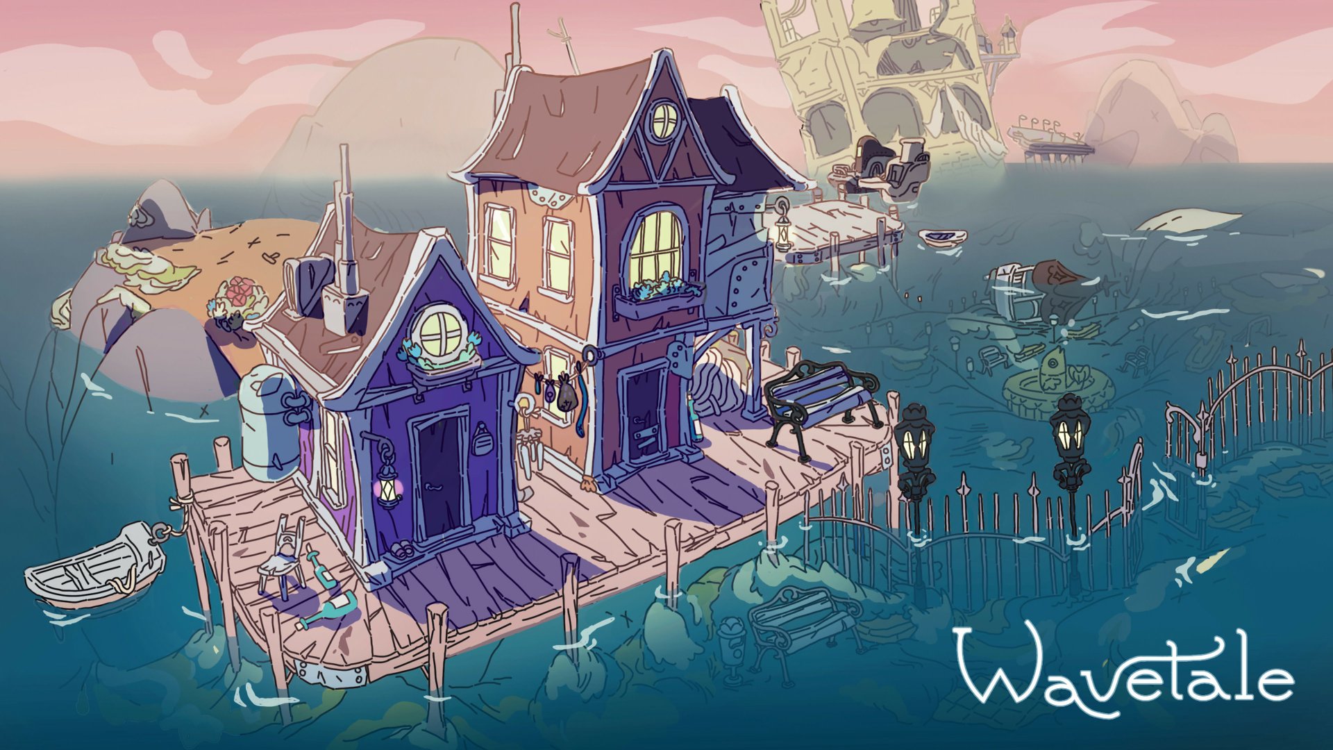 Download Video Game Wavetale 4k Ultra HD Wallpaper