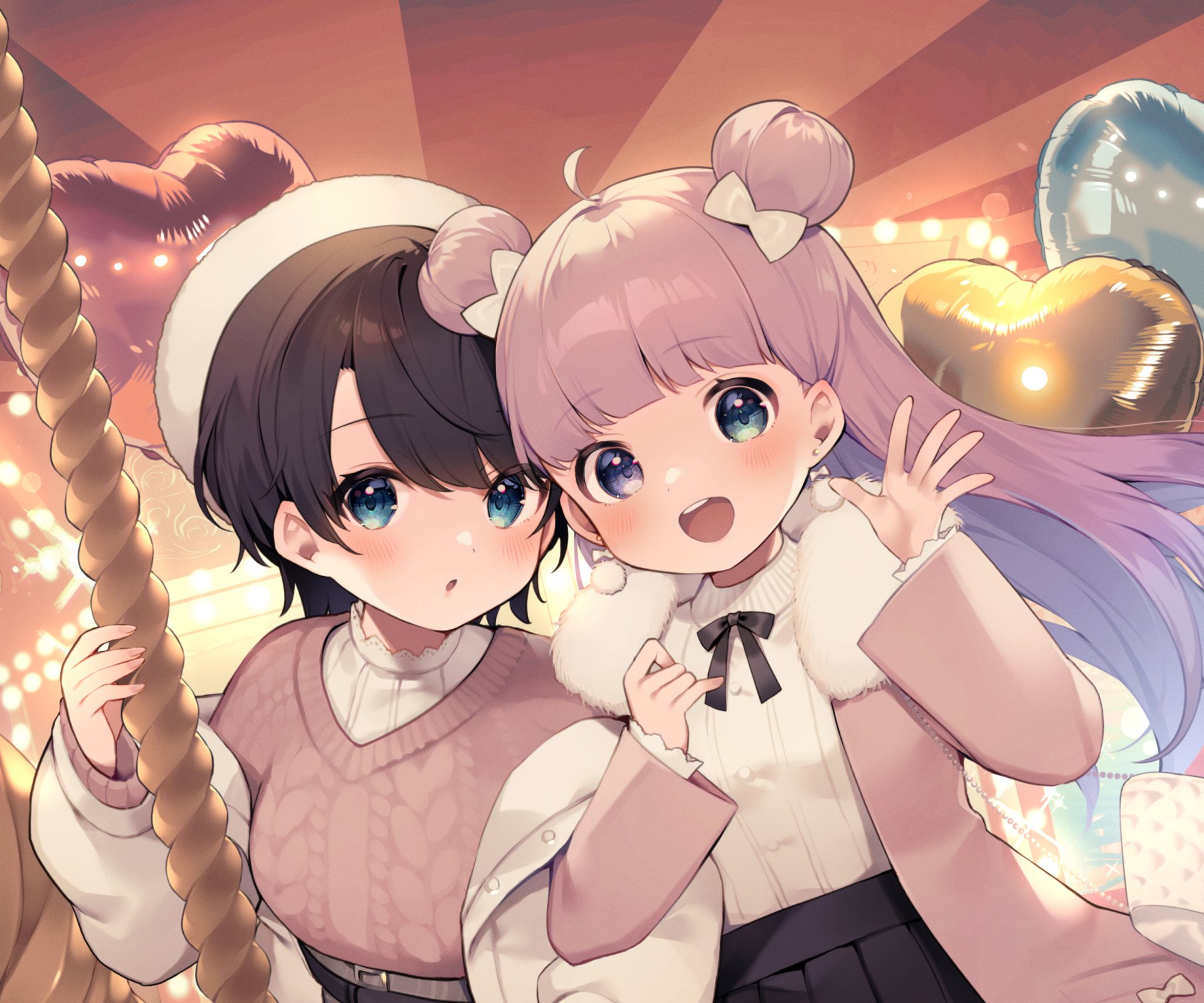 Download Hololive Oozora Subaru Himemori Luna Anime Virtual Youtuber HD Wallpaper by nyanyadora