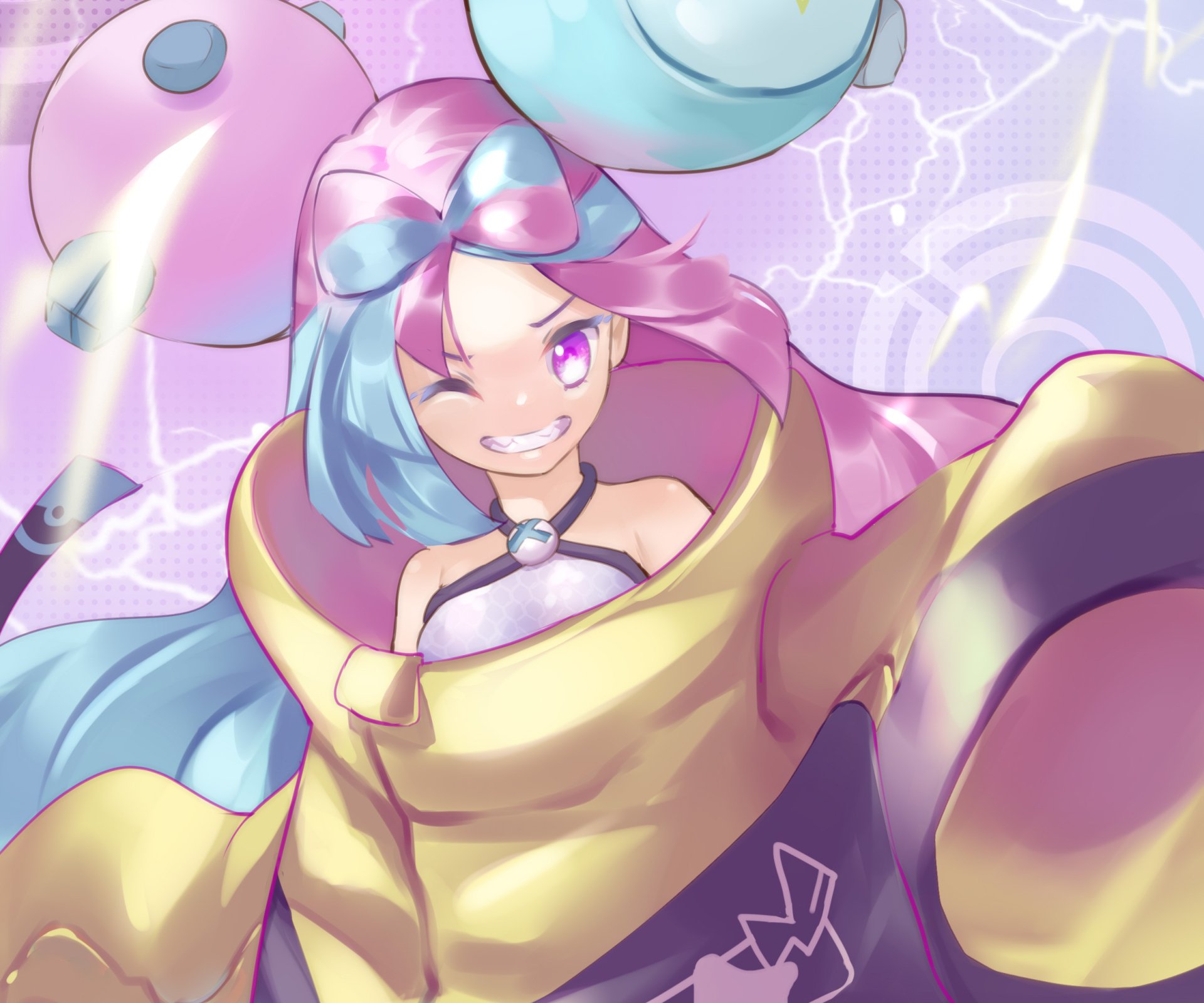 Download Iono (Pokémon) Video Game Pokémon: Scarlet And Violet HD Wallpaper by 麥甘 maigan