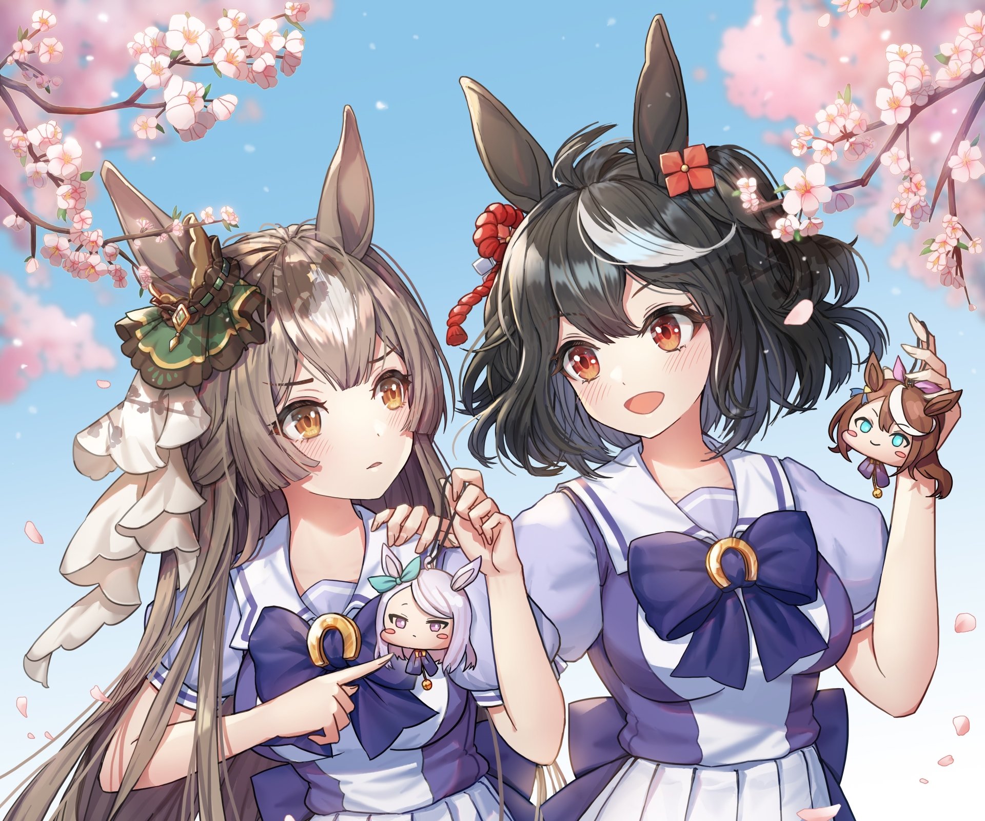 Download Satono Diamond Kitasan Black Anime Uma Musume: Pretty Derby 4k Ultra HD Wallpaper by RIVASIA