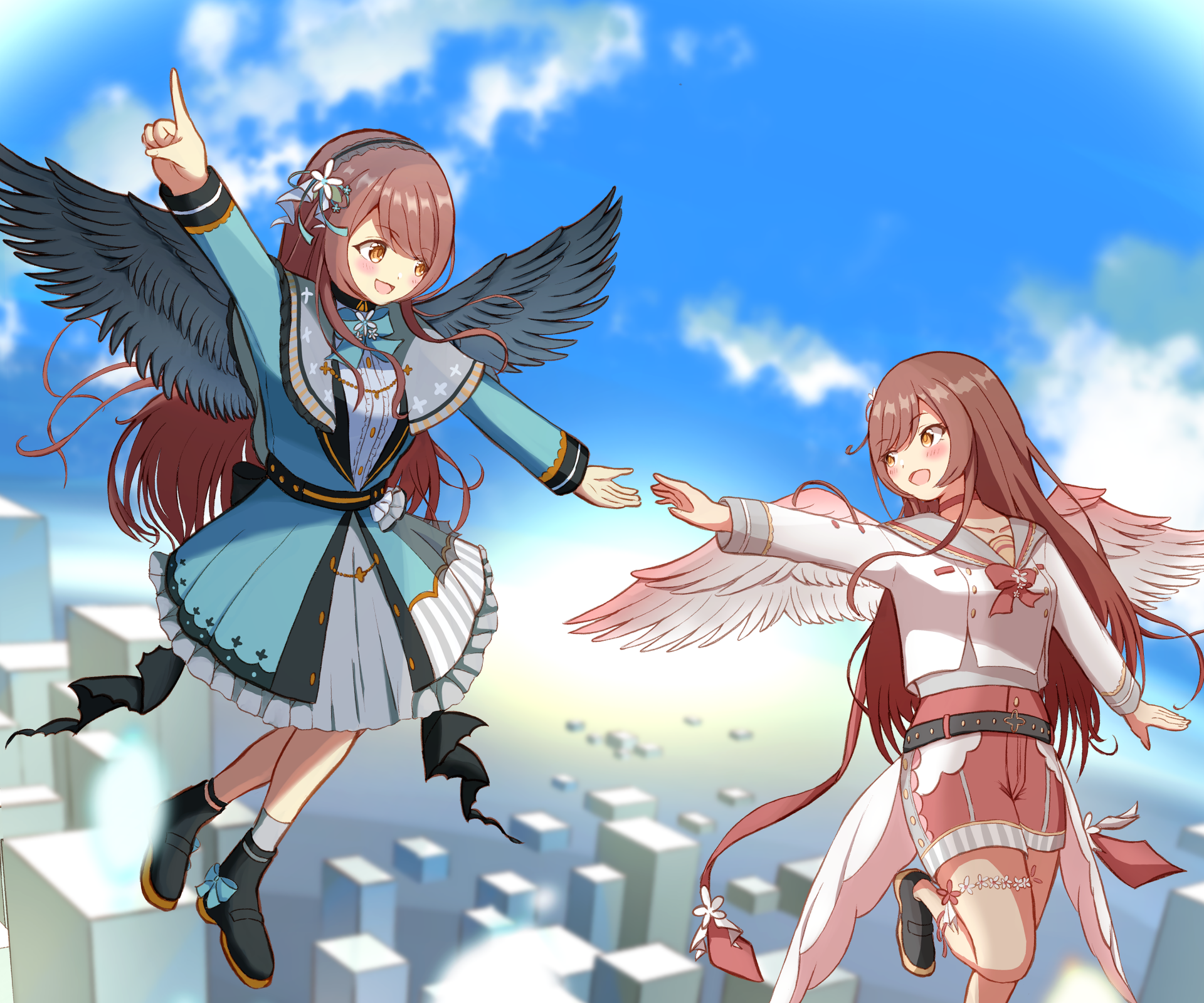 Download Tenka Osaki Amana Osaki Anime The IDOLM@STER: Shiny Colors HD Wallpaper