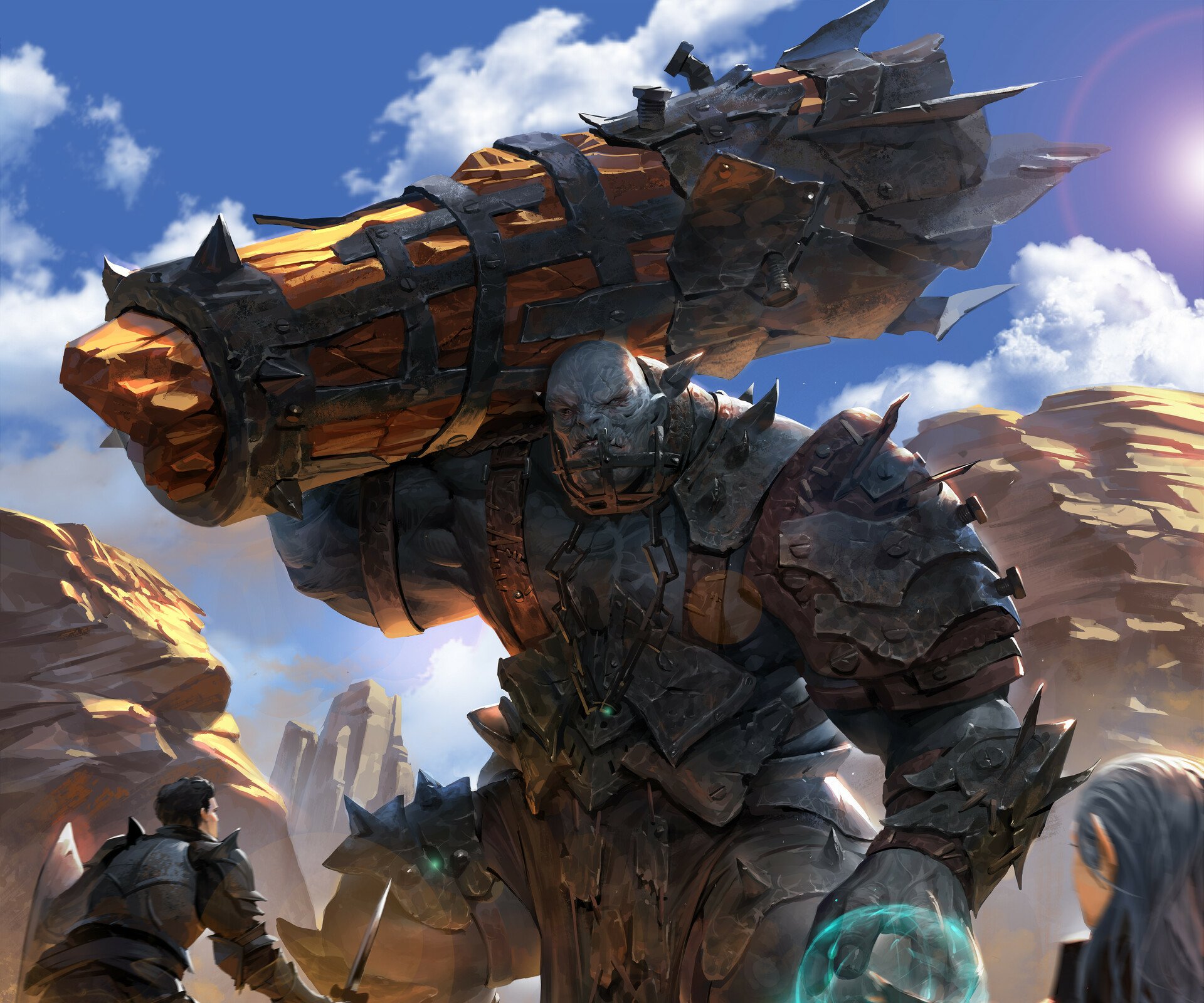 Download Fantasy Orc HD Wallpaper by Ajet