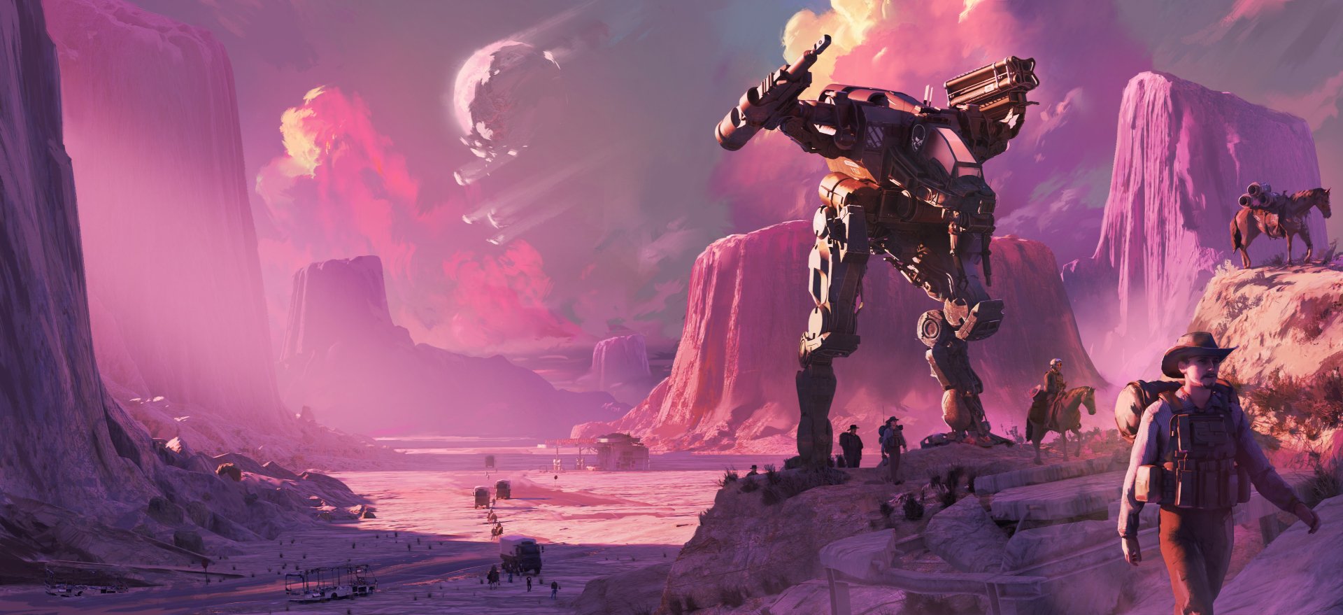 Download Sci Fi Mech HD Wallpaper by Vizlab Studios