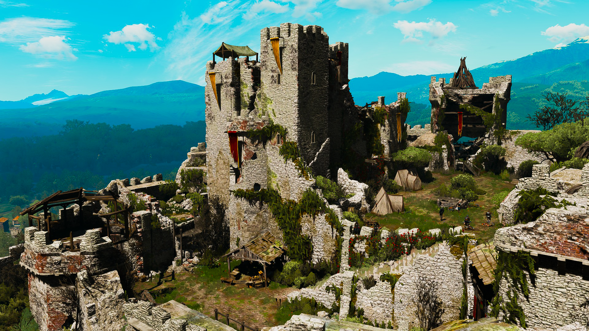 The Witcher 3 Fortress 1 by kinqbert
