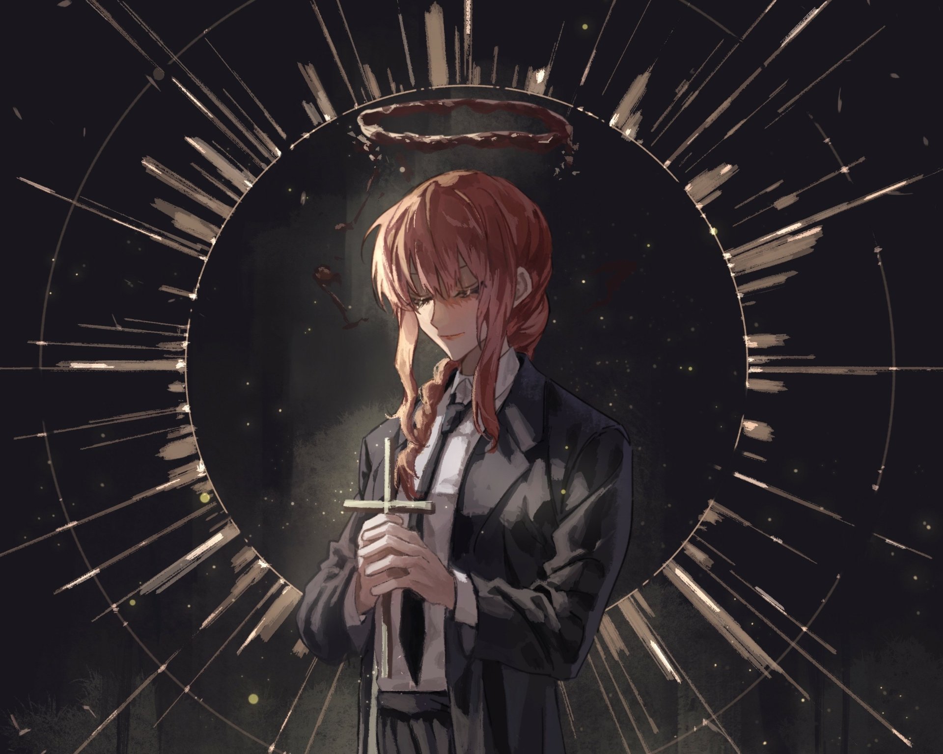 Download Makima (Chainsaw Man) Anime Chainsaw Man HD Wallpaper by 左刹