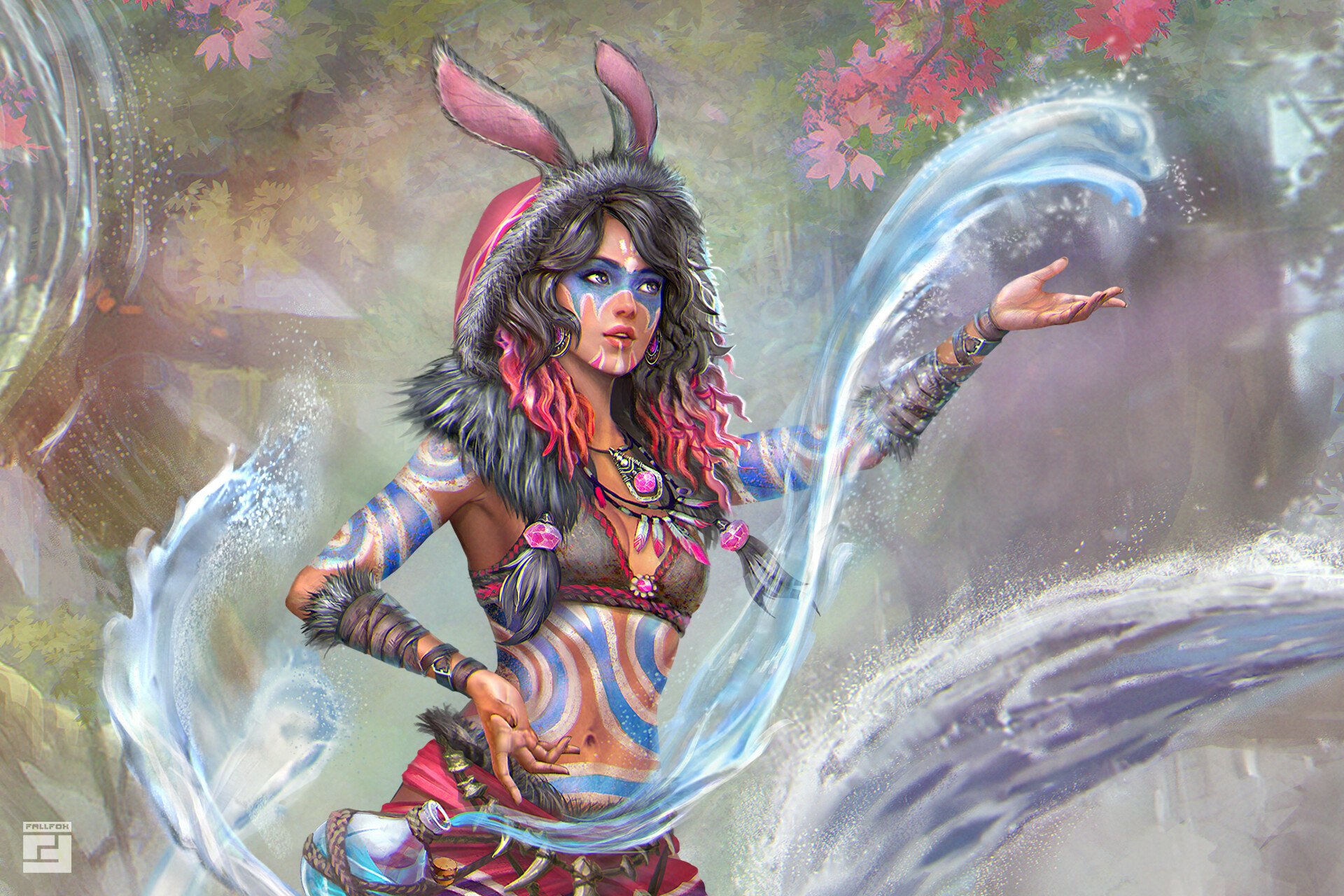 Download Fantasy Sorceress HD Wallpaper by Fall Fox