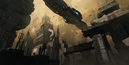 Sci Fi city sci fi city HD Desktop Wallpaper | Background Image