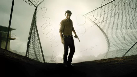 Rick Grimes Andrew Lincoln TV Show The Walking Dead HD Desktop Wallpaper | Background Image