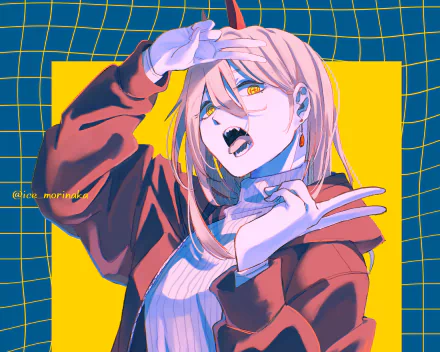 Power (Chainsaw Man) Anime Chainsaw Man HD Desktop Wallpaper | Background Image