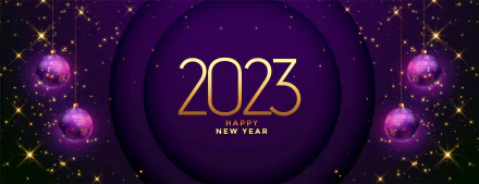 holiday New Year 2023 HD Desktop Wallpaper | Background Image