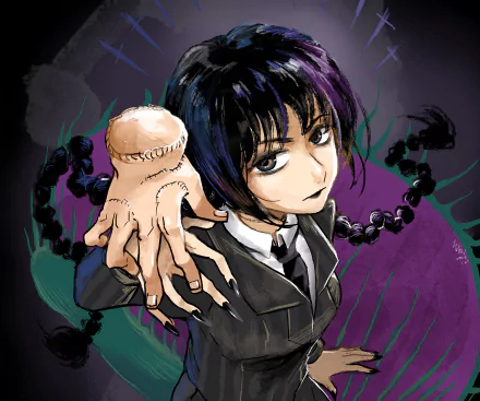  Wednesday Addams by shadowclamp瓜喵