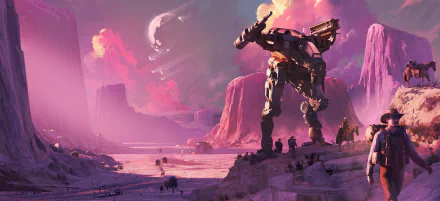 Sci Fi Mech HD Desktop Wallpaper | Background Image