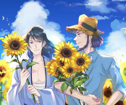 Daisuke Jigen Goemon Ishikawa XIII Anime Lupin the Third HD Desktop Wallpaper | Background Image