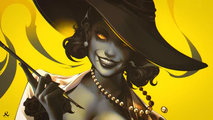 Alcina Dimitrescu video game Resident Evil HD Desktop Wallpaper | Background Image