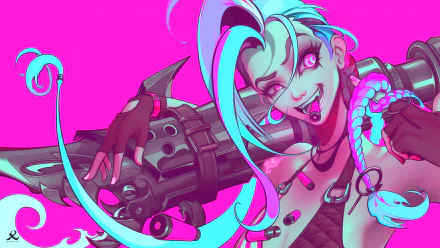 Jinx (League Of Legends) video game League Of Legends HD Desktop Wallpaper | Background Image