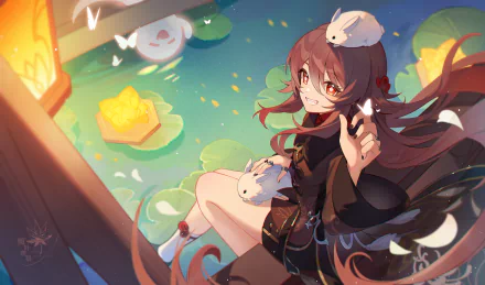 Hu Tao video game Genshin Impact HD Desktop Wallpaper | Background Image