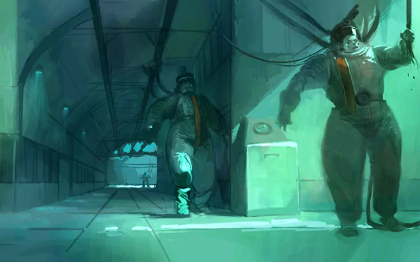  Science suit zombies