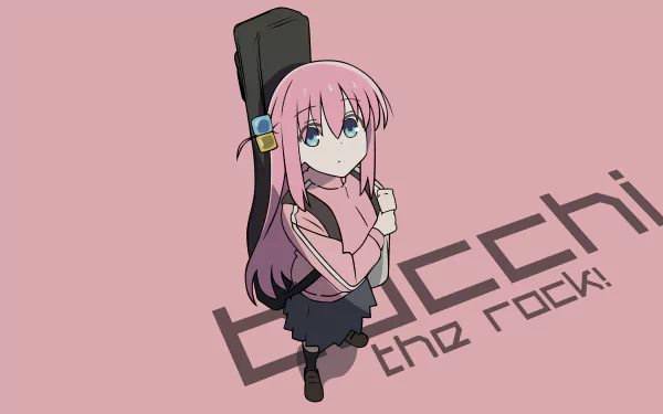 Hitori Gotou Anime Bocchi the Rock! HD Desktop Wallpaper | Background Image