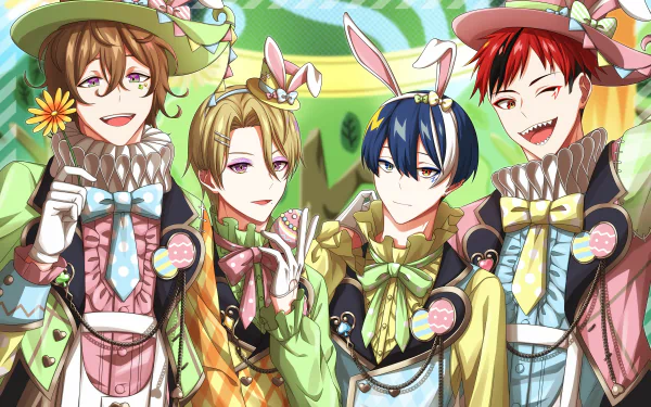 Zin (Technoroid) Silve (Technoroid) Lana (Technoroid) Auru (Technoroid) Anime Technoroid HD Desktop Wallpaper | Background Image