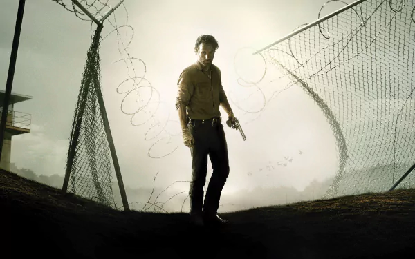 Rick Grimes Andrew Lincoln TV Show The Walking Dead HD Desktop Wallpaper | Background Image