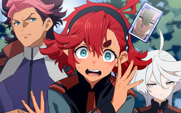 Suletta Mercury Anime Mobile Suit Gundam: The Witch from Mercury HD Desktop Wallpaper | Background Image